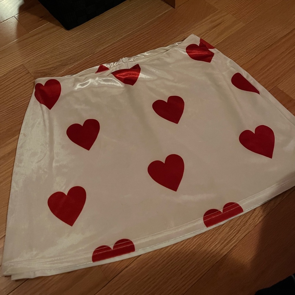 Velvet heart skirt